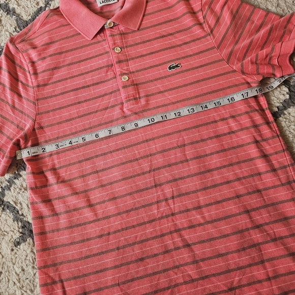 Lacoste Stripped Polo Mens Small - Picture 4 of 4